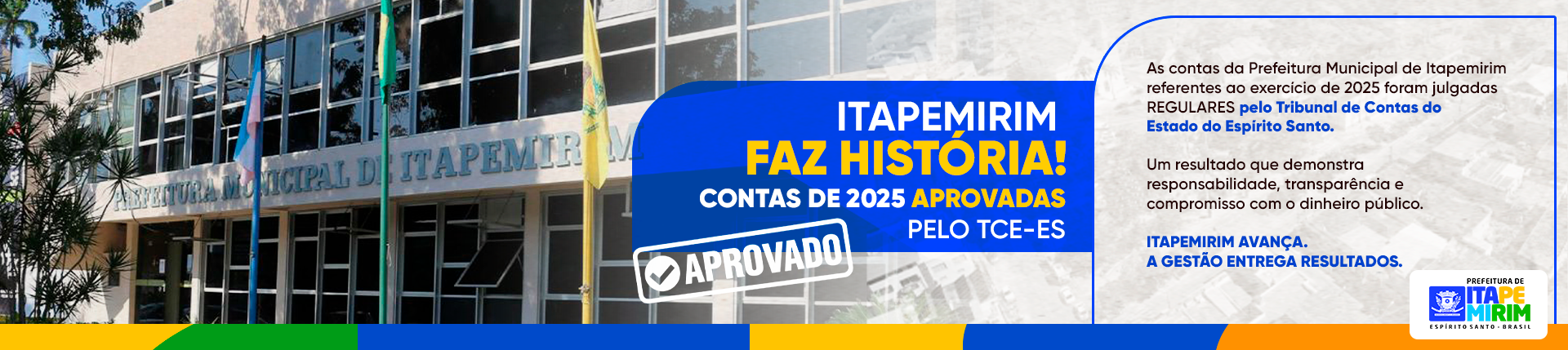CONTAS APROVADAS